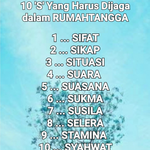 10 HAL YANG HARUS DIJAGA